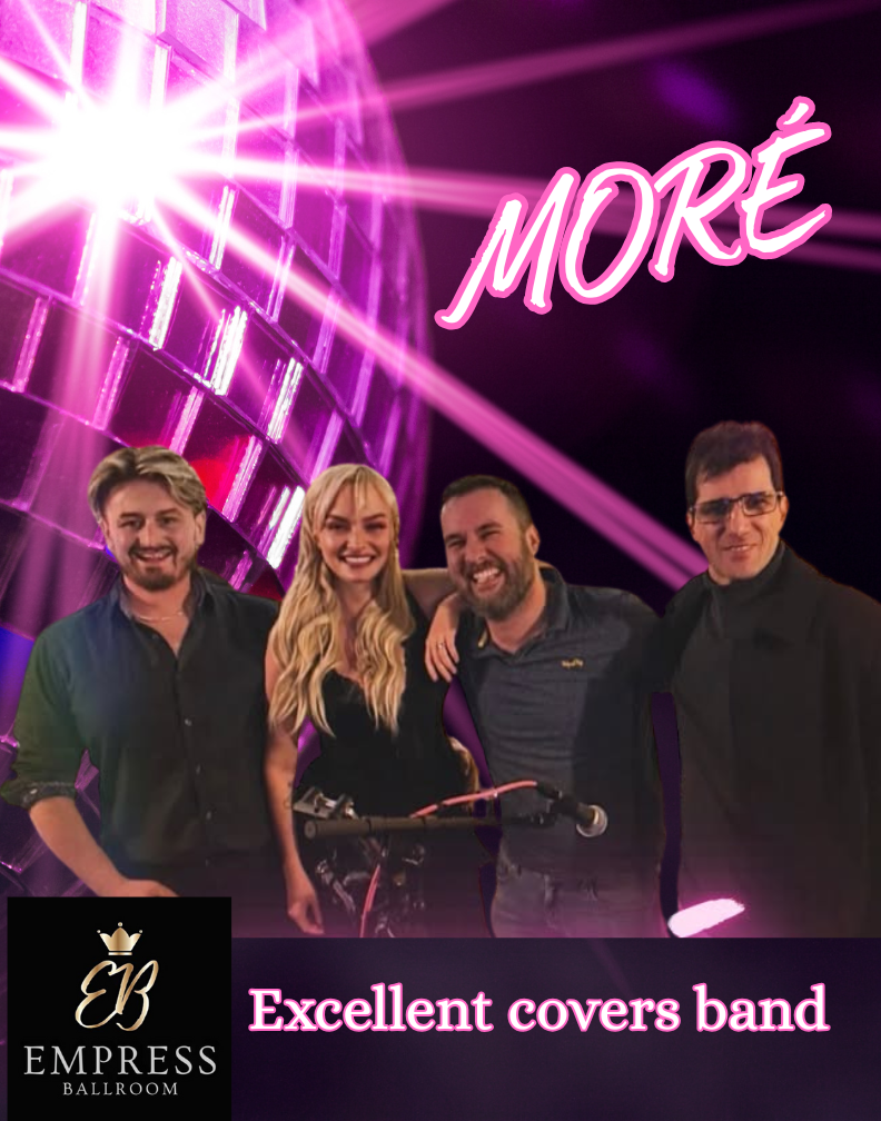 MORÉ - Excellent covers band Poster